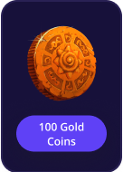 x100 golden coins